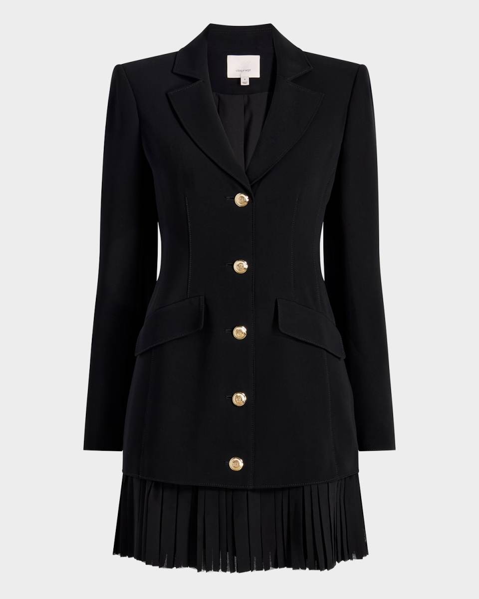 Regan Long-Sleeve Mini Dress